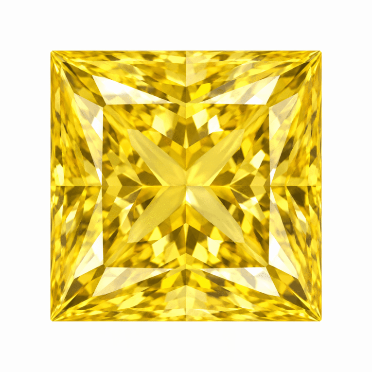 ZIRCÓN CUADRADO AMARILLO