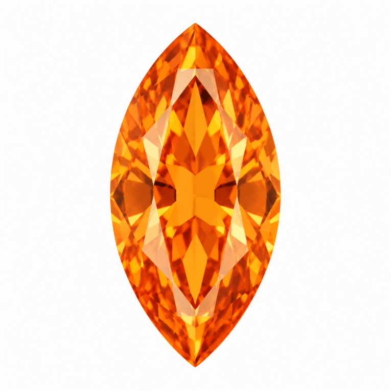 ZIRCÓN MARQUISE NARANJA