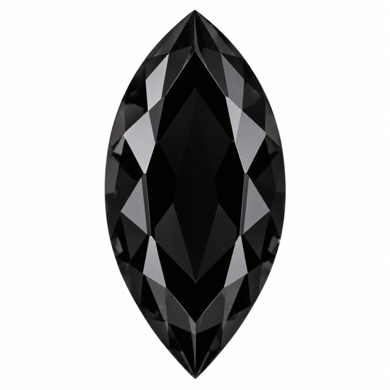 ZIRCÓN MARQUISE NEGRO