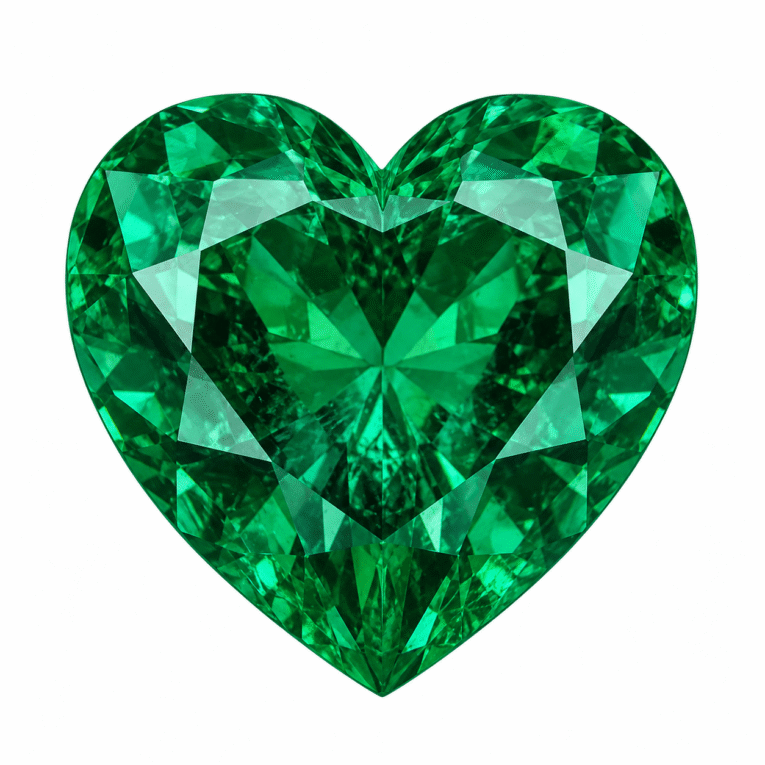 ZIRCÓN CORAZÓN VERDE
