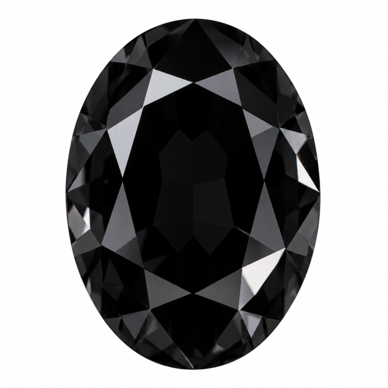 ZIRCÓN OVAL NEGRO